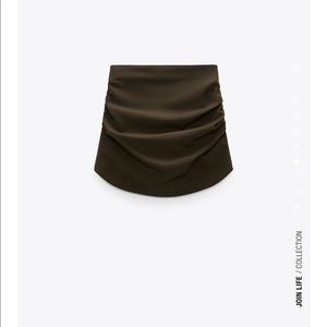 Zara Pleated Mini Skirt